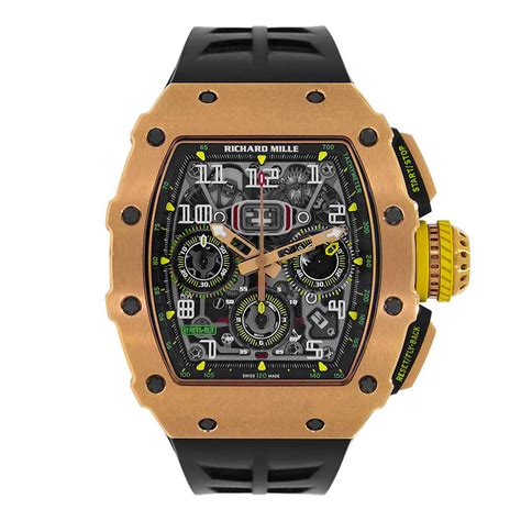 richard mille gold watch|richard mille chrono.